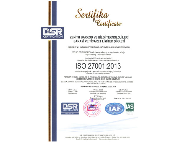 Zenith ISO27001